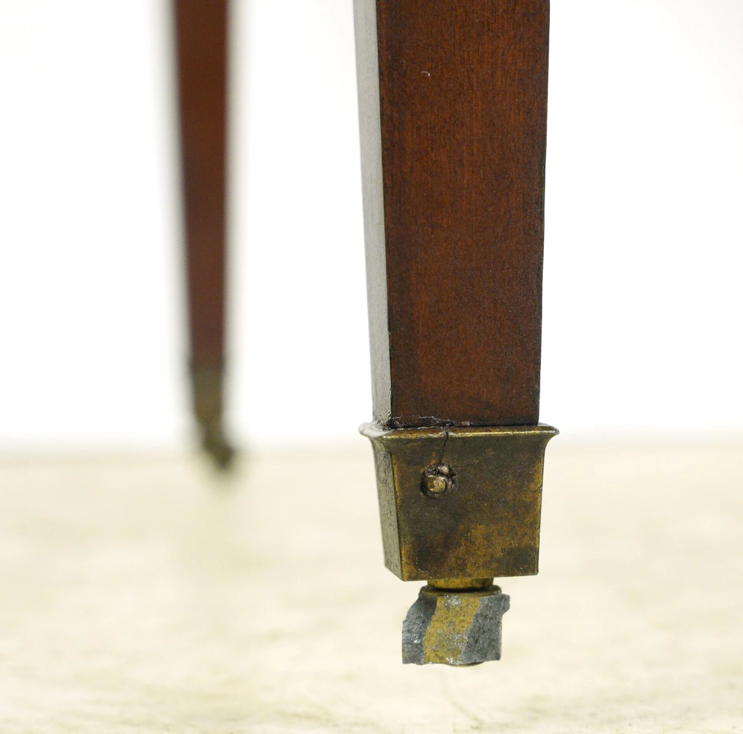 Pair Of Hepplewhite Mahogany & Leather End Tables 15 Pair Of Hepplewhite Mahogany & Leather End Tables - Image 13