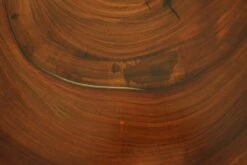 Handcrafted 30.125 In. Live Edge Mahogany Wafer Steel Bistro Table 17 Handcrafted 30.125 In. Live Edge Mahogany Wafer Steel Bistro Table -OGT Sale Store q286754 07