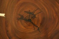 Handcrafted 30.125 In. Live Edge Mahogany Wafer Steel Bistro Table 18 Handcrafted 30.125 In. Live Edge Mahogany Wafer Steel Bistro Table -OGT Sale Store q286754 08