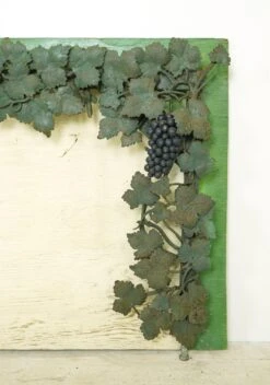 Pair Of Metal Green Leaves & Grapes Motif Wall Art 22 Pair Of Metal Green Leaves & Grapes Motif Wall Art -OGT Sale Store q286784 10