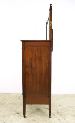 Antique French Wooden 6 Drawer Mirrored Bedroom Dresser -OGT Sale Store q286797 15