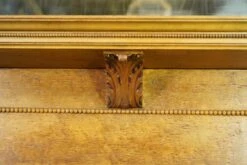 Antique Victorian Birds Eye Maple Mantel With Beveled Mirror -OGT Sale Store q286808 05