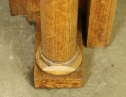 Antique Victorian Birds Eye Maple Mantel With Beveled Mirror -OGT Sale Store q286808 06