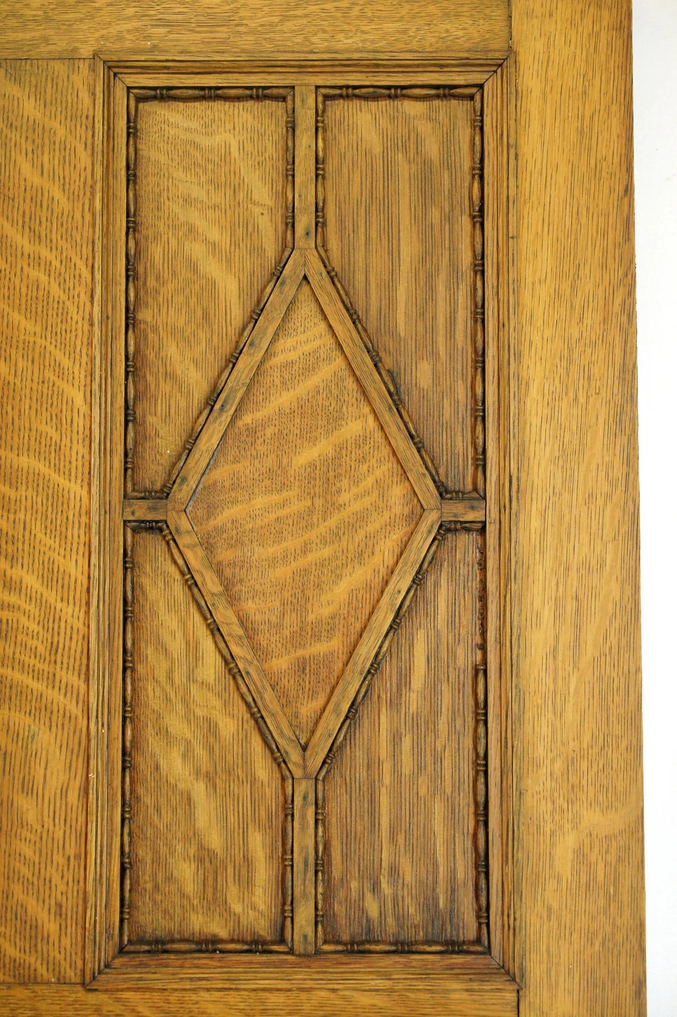 Antique Victorian Oak Mantel With Marble Surround 14 Antique Victorian Oak Mantel With Marble Surround - Image 12