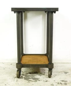 Antique Rolling 37.5 In. Steel Turtle Table Factory Cart -OGT Sale Store q286815 05