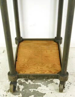 Antique Rolling 37.5 In. Steel Turtle Table Factory Cart -OGT Sale Store q286815 06