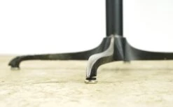 Handcrafted 36.5 In. Live Edge Mahogany Wafer Steel Bistro Table 17 Handcrafted 36.5 In. Live Edge Mahogany Wafer Steel Bistro Table -OGT Sale Store q286819 07