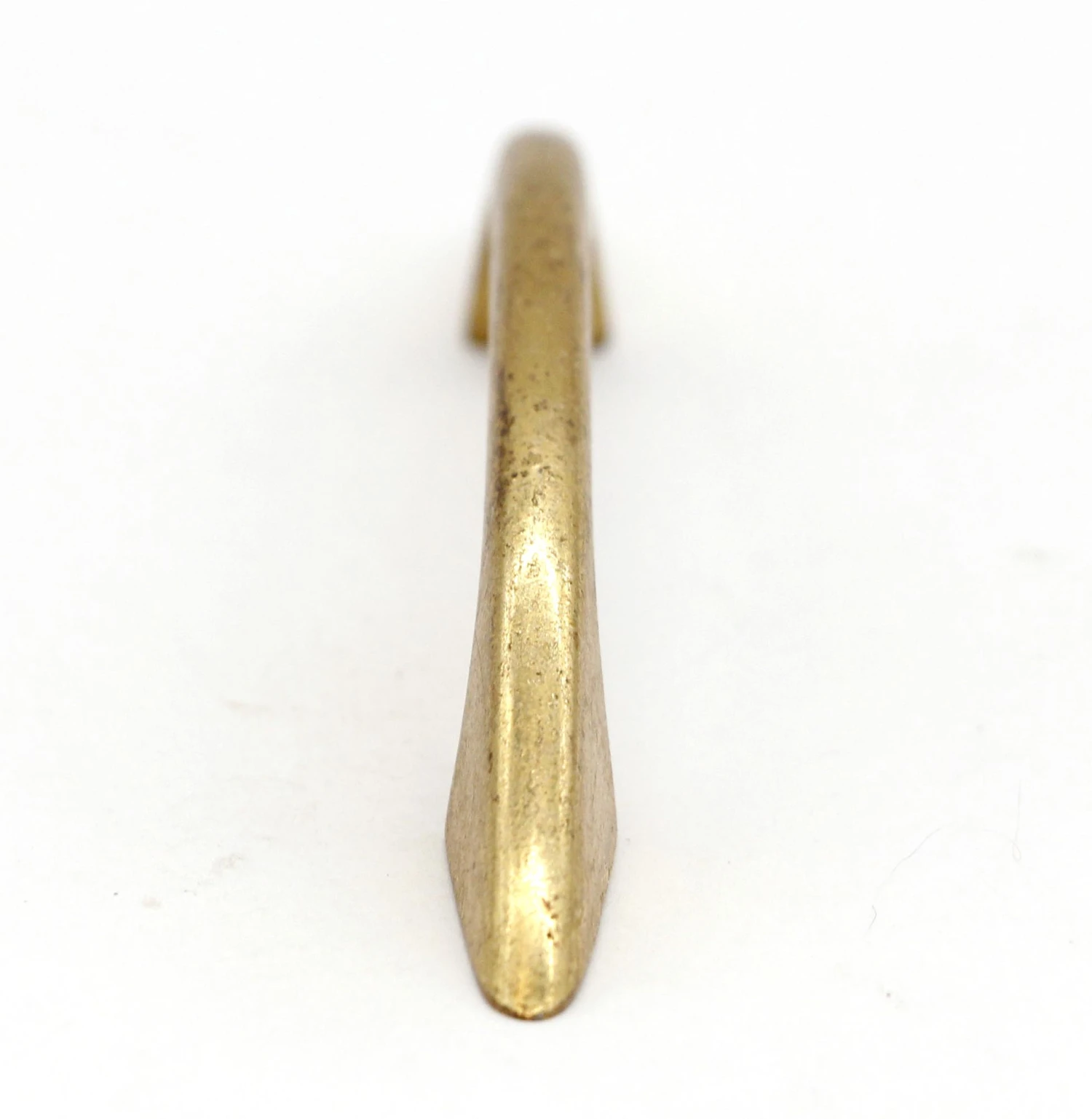 Set Of Vintage 4.25 In. Mid Century Brushed Brass Bridge Drawer Pulls 7 Set Of Vintage 4.25 In. Mid Century Brushed Brass Bridge Drawer Pulls - Image 5