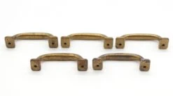 Vintage 3 In. Brass Plated Cast Iron Curved Bridge Drawer Pull 15 Vintage 3 In. Brass Plated Cast Iron Curved Bridge Drawer Pull -OGT Sale Store q286844 07