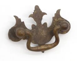 Pair Of Vintage 2.875 In. Chippendale Brass Bail Drawer Pulls -OGT Sale Store q286856 05