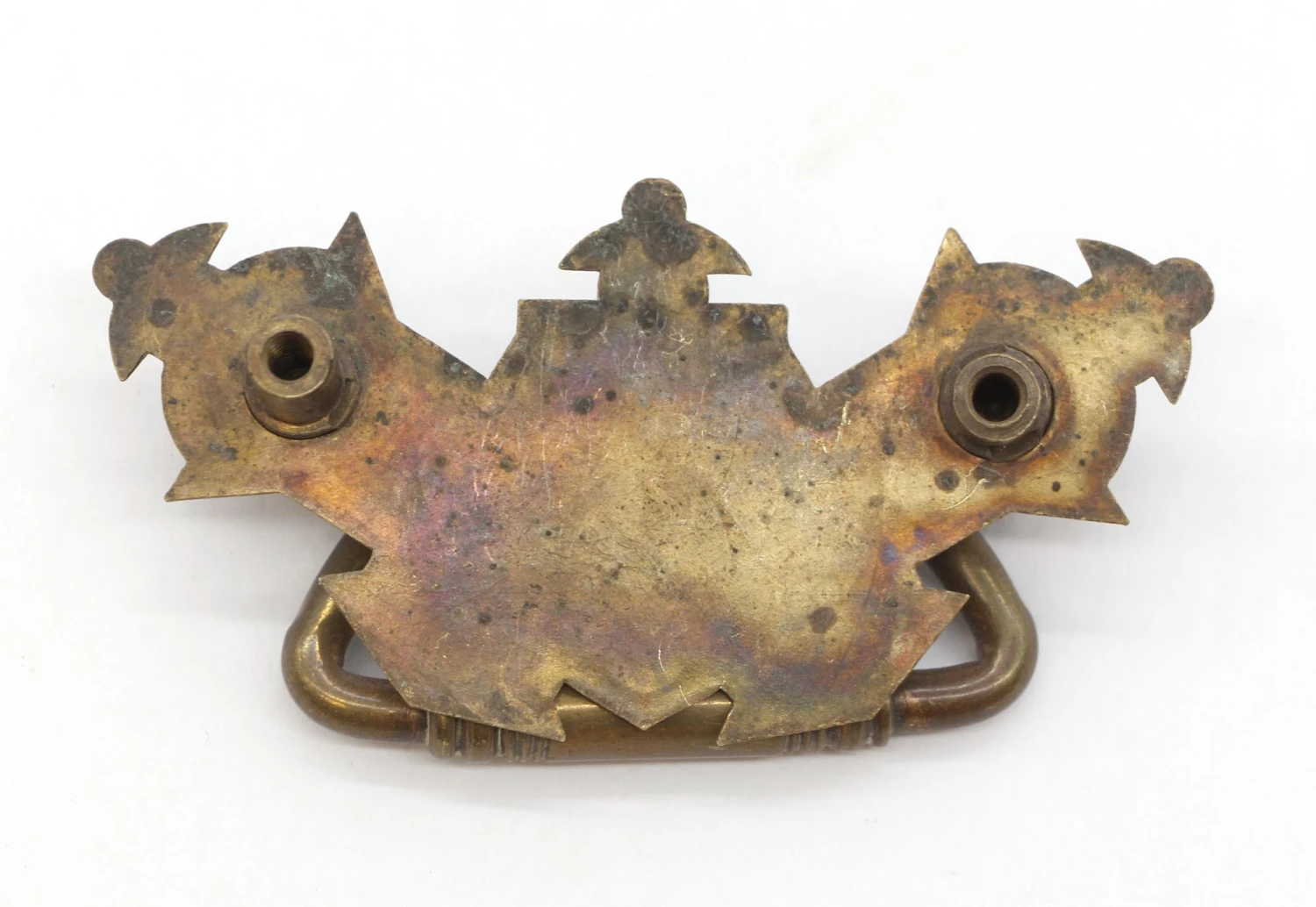 Victorian 4 In. Brass Bail Dresser Drawer Pull 6 Victorian 4 In. Brass Bail Dresser Drawer Pull - Image 4