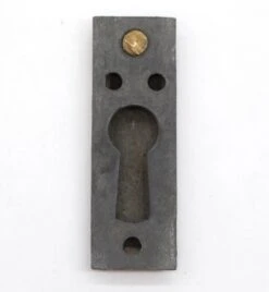 Vintage Classic 2 In. Nickeled Brass Keyhole Cover With Draft Plate 9 Vintage Classic 2 In. Nickeled Brass Keyhole Cover With Draft Plate -OGT Sale Store q286895 04