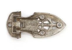 Antique 3.875 In. Art Nouveau Nickeled Bronze Offset Ice Box Hinge -OGT Sale Store q286947 04