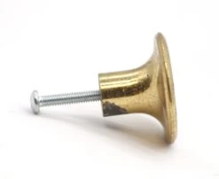 Pair Of Vintage 1.5 In. Polished Brass Cabinet Drawer Knobs 12 Pair Of Vintage 1.5 In. Polished Brass Cabinet Drawer Knobs -OGT Sale Store q287009 05