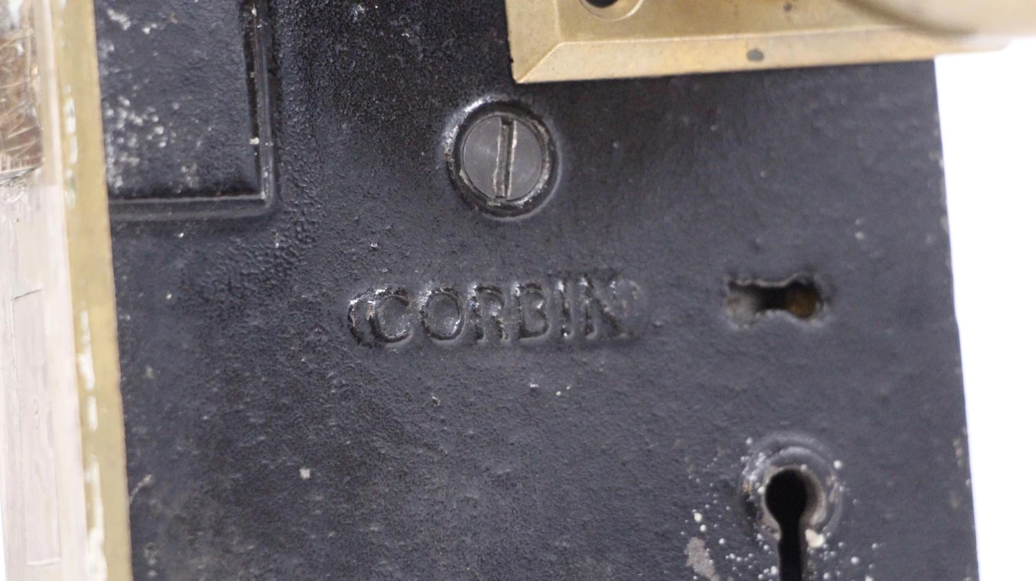 Vintage Classic Corbin Brass Passage Door Knob Set 6 Vintage Classic Corbin Brass Passage Door Knob Set - Image 4