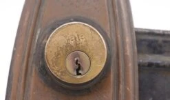 Vintage Classic Oval Plate Brass Entry Door Knob Set 16 Vintage Classic Oval Plate Brass Entry Door Knob Set -OGT Sale Store q287022 05