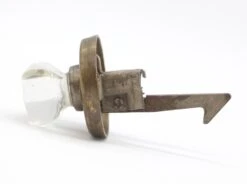 Vintage Hexagon Clear Glass Cabinet Catch Knob 13 Vintage Hexagon Clear Glass Cabinet Catch Knob -OGT Sale Store q287033 05