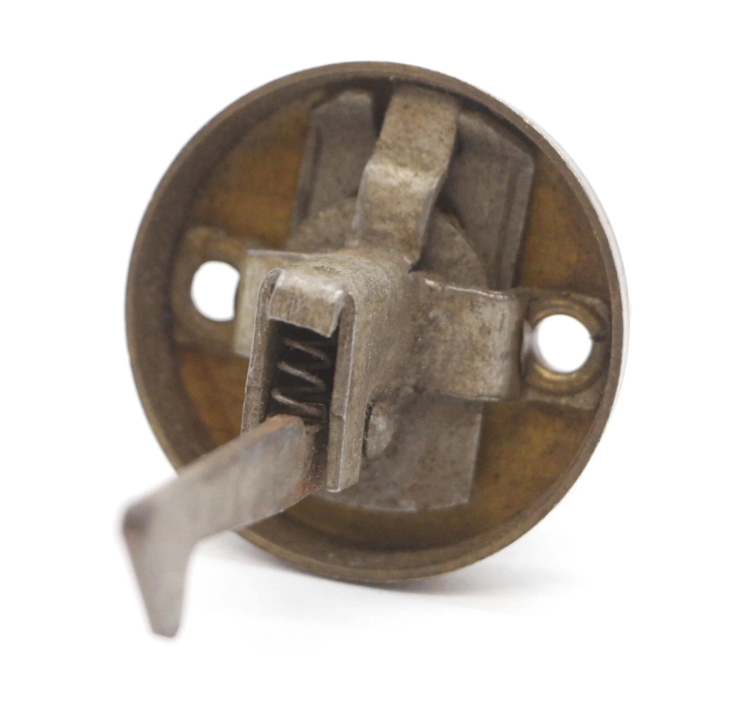 Vintage Hexagon Clear Glass Cabinet Catch Knob 8 Vintage Hexagon Clear Glass Cabinet Catch Knob - Image 6