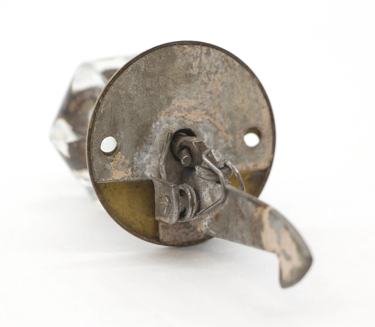 Pair Of Vintage Hexagon Clear Glass Cabinet Catch Knobs 9 Pair Of Vintage Hexagon Clear Glass Cabinet Catch Knobs - Image 7