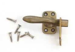 New Old Patina Brass Window Casement Latch -OGT Sale Store q287063 04