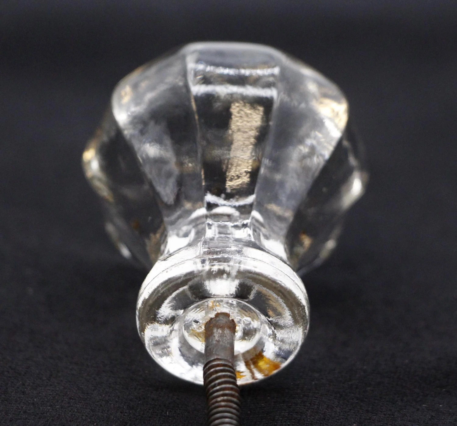 Vintage 1.375 In. Scallop Clear Glass Drawer Cabinet Knob 7 Vintage 1.375 In. Scallop Clear Glass Drawer Cabinet Knob - Image 5