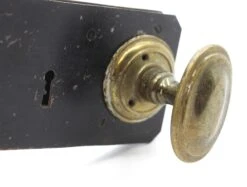 Vintage Brass Oval Deep Back Set Door Knob Set 21 Vintage Brass Oval Deep Back Set Door Knob Set -OGT Sale Store q287140 04