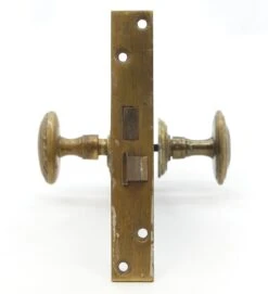 Vintage Brass Oval Deep Back Set Door Knob Set 23 Vintage Brass Oval Deep Back Set Door Knob Set -OGT Sale Store q287140 06