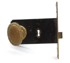 Vintage Brass Oval Deep Back Set Door Knob Set 27 Vintage Brass Oval Deep Back Set Door Knob Set -OGT Sale Store q287140 10