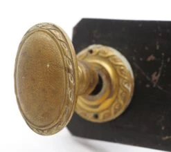 Vintage Brass Oval Deep Back Set Door Knob Set 28 Vintage Brass Oval Deep Back Set Door Knob Set -OGT Sale Store q287140 11