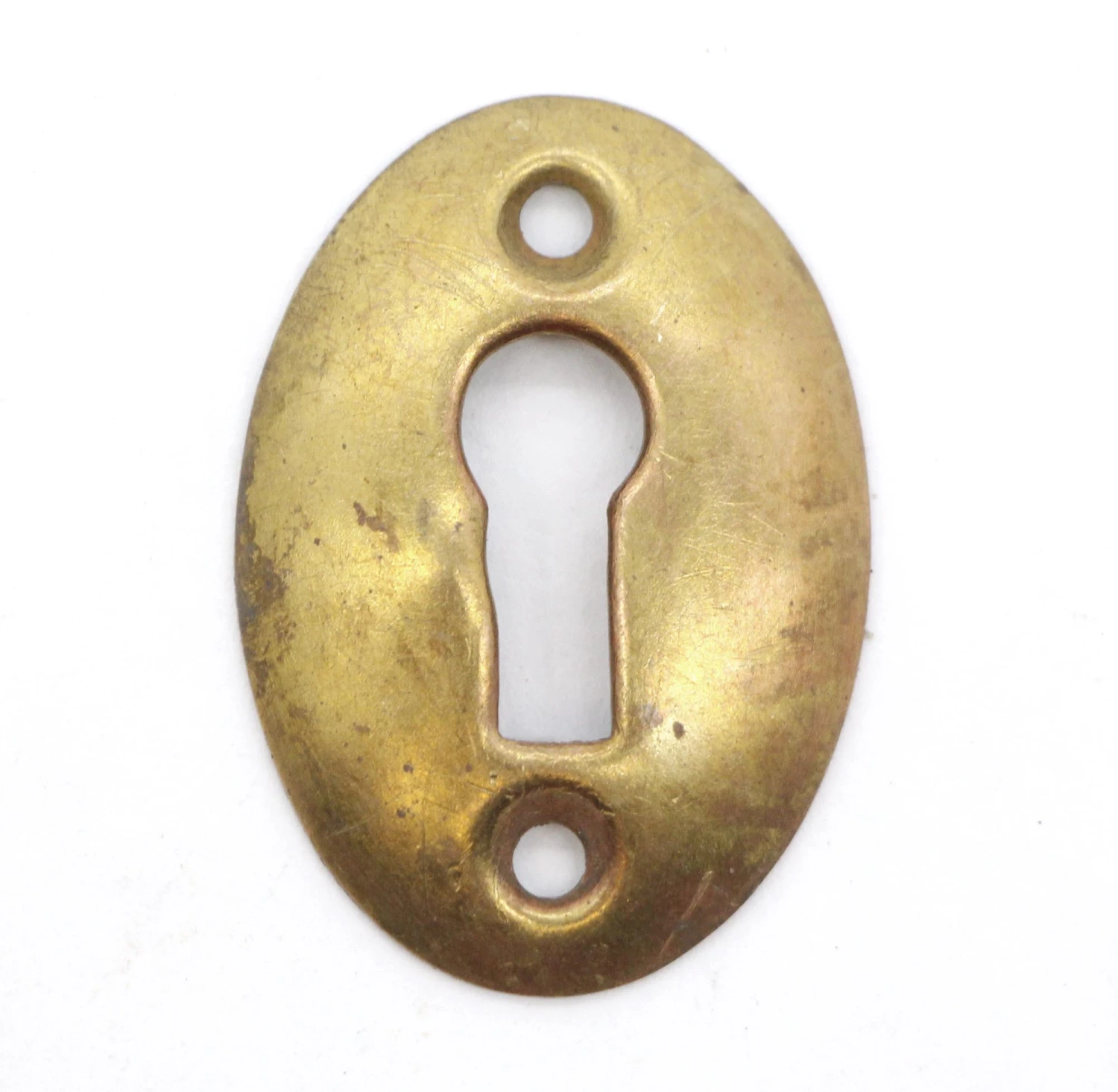 Vintage Brass Oval Deep Back Set Door Knob Set 15 Vintage Brass Oval Deep Back Set Door Knob Set - Image 13
