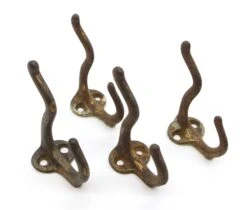 Antique Cast Iron Double Arm Wall Hook 11 Antique Cast Iron Double Arm Wall Hook -OGT Sale Store q287142 05