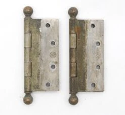 Pair Of 3.5 X 3.5 Brass Yale & Towne Classic Door Hinges 10 Pair Of 3.5 X 3.5 Brass Yale & Towne Classic Door Hinges -OGT Sale Store q287182 04