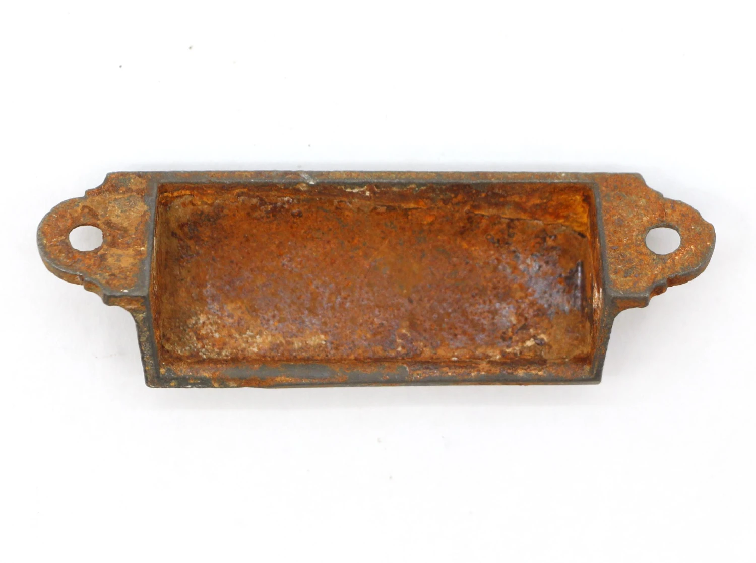 Antique 3.25 In. Aesthetic Cast Iron Bin Pull 6 Antique 3.25 In. Aesthetic Cast Iron Bin Pull - Image 4