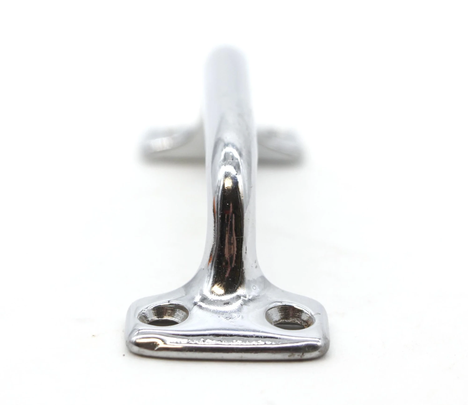 Pair Of Vintage 4 In. Chromed Brass Bridge Furniture Window Lift Pulls 8 Pair Of Vintage 4 In. Chromed Brass Bridge Furniture Window Lift Pulls - Image 6