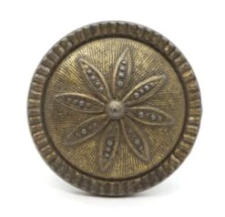 Pair Of Vintage 1.5 In. Floral Brass Drawer Knobs 10 Pair Of Vintage 1.5 In. Floral Brass Drawer Knobs -OGT Sale Store q287205 04