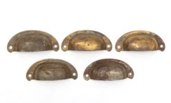 Vintage 2.875 In. Bronze Finish Steel Drawer Cup Pull 11 Vintage 2.875 In. Bronze Finish Steel Drawer Cup Pull -OGT Sale Store q287220 05