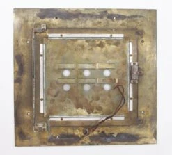 Reclaimed 6 Unit Building Brass Apartment Call Box Cover 11 Reclaimed 6 Unit Building Brass Apartment Call Box Cover -OGT Sale Store q287240 04