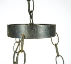 Reclaimed Dark Wood Barrel Colorful Glass Pendant Light 14 Reclaimed Dark Wood Barrel Colorful Glass Pendant Light -OGT Sale Store q287259 05