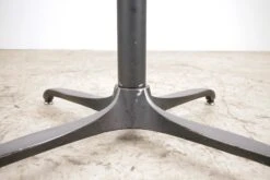 Handcrafted 33 In. Live Edge Mahogany Wafer Steel Bistro Table 17 Handcrafted 33 In. Live Edge Mahogany Wafer Steel Bistro Table -OGT Sale Store q287303 07