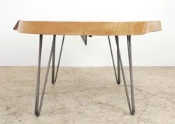 Handcrafted 53.625 In. Live Edge Mahogany Wafer Coffee Table -OGT Sale Store q287304 10