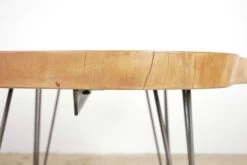 Handcrafted 53.625 In. Live Edge Mahogany Wafer Coffee Table -OGT Sale Store q287304 11