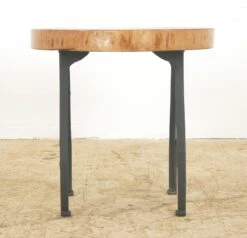 Handcrafted 19.125 In. Live Edge Mahogany Wafer Stool 15 Handcrafted 19.125 In. Live Edge Mahogany Wafer Stool -OGT Sale Store q287314 06