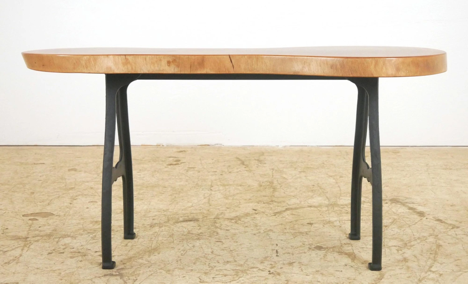 Handcrafted 35.75 In. Live Edge Mahogany Wafer Bench 10 Handcrafted 35.75 In. Live Edge Mahogany Wafer Bench - Image 8