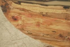 Handcrafted 53.25 In. Clear Resin River Maple Oval Coffee Table -OGT Sale Store q287322 05