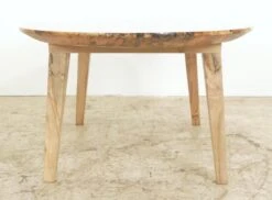 Handcrafted 53.25 In. Clear Resin River Maple Oval Coffee Table -OGT Sale Store q287322 08