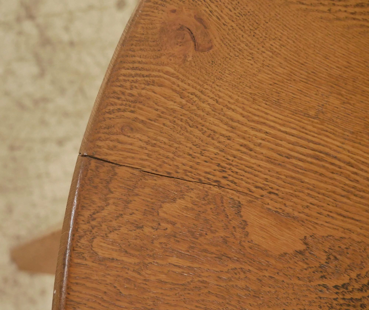 Vintage Medium Tone Wood Oak 3 Piece Dining Set 8 Vintage Medium Tone Wood Oak 3 Piece Dining Set - Image 6