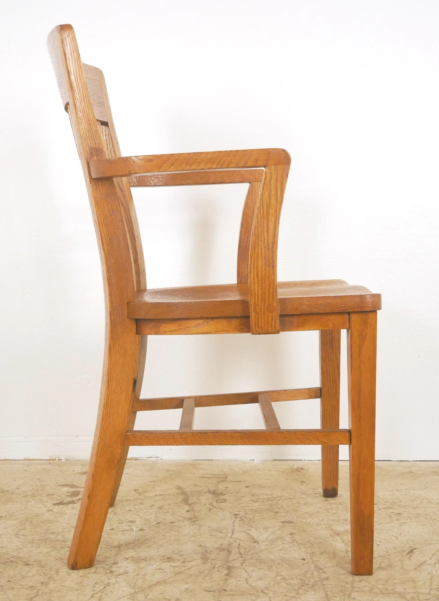 Vintage Medium Tone Wood Oak 3 Piece Dining Set 12 Vintage Medium Tone Wood Oak 3 Piece Dining Set - Image 10