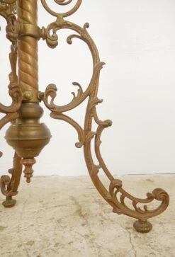 Victorian Brass 7 Arm Floor Candelabra Lamp -OGT Sale Store q287326 08