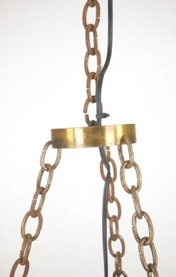 Reclaimed Wood Barrel Polished Brass Red Glass Pendant Light 16 Reclaimed Wood Barrel Polished Brass Red Glass Pendant Light -OGT Sale Store q287329 04