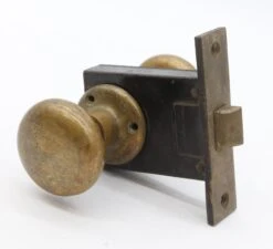 Vintage Classic Brass Passage Door Knob Set 16 Vintage Classic Brass Passage Door Knob Set -OGT Sale Store q287361 06